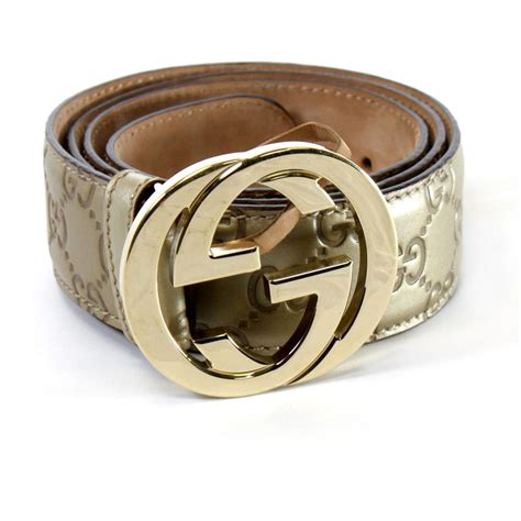 gucci gold belt